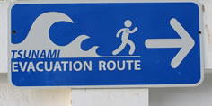 evacuation route