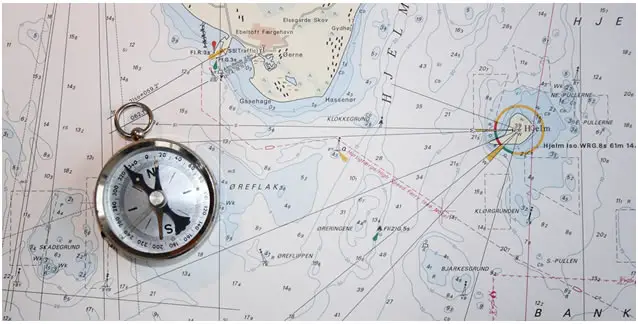 Compass In A Ship Stock Photo, Picture and Royalty Free Image